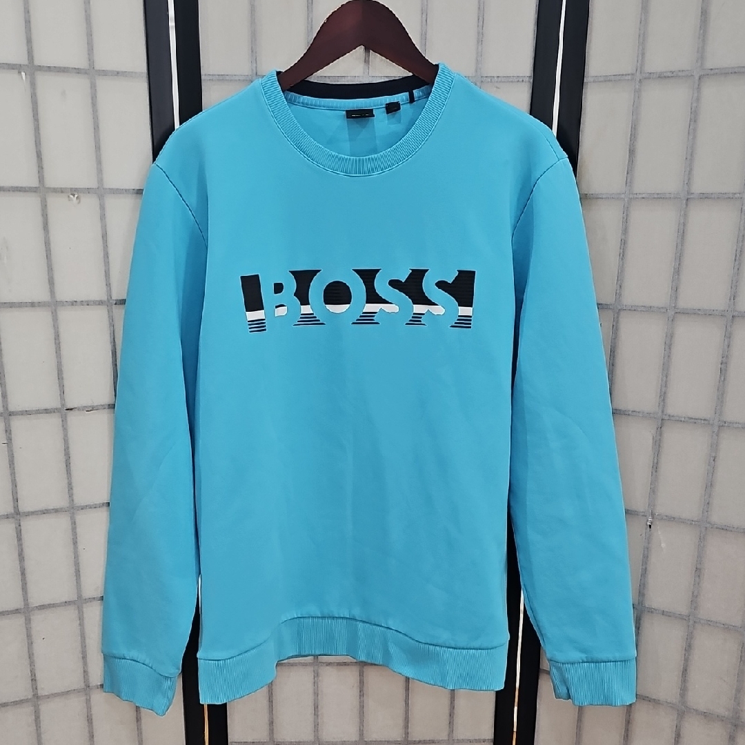 Boss Crewneck Sweater Size Xl Sky Blue